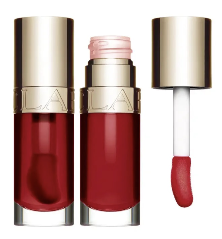 Clarins Lip Comfort Oil Lip Gloss N°03 Deep Red kapak resmi